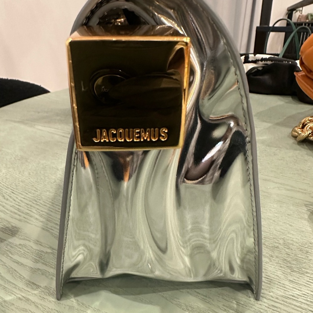Jacquemus Le Rond Carre Silver Clutch - Picture 7 of 11